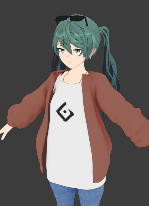 ミク（かっこいい方/砂漠にいる方）